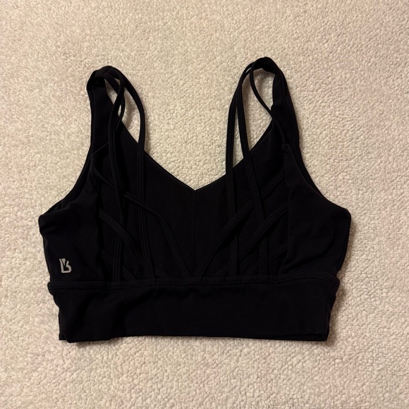BuffBunny Collection Black Monarch Strappy Sports Bra - Picture 5 of 8